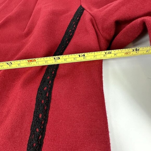 NWT Kobi Halperin Red Long Sleeve Stretch Dress Size 6 - Picture 13 of 16